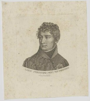 Bildnis des Louis Ferdinand Prinz von Preussen