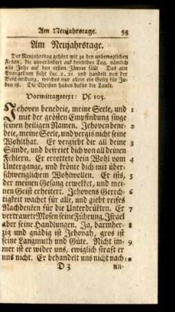 Am Neujahrstage