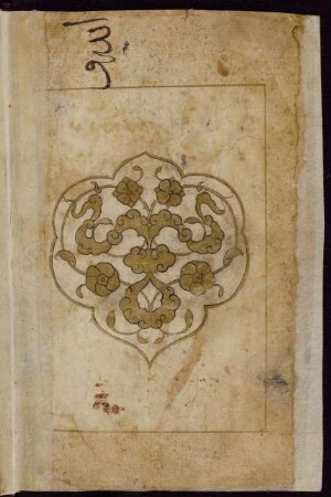 Buchschmuck: Goldenes Rankenwerk