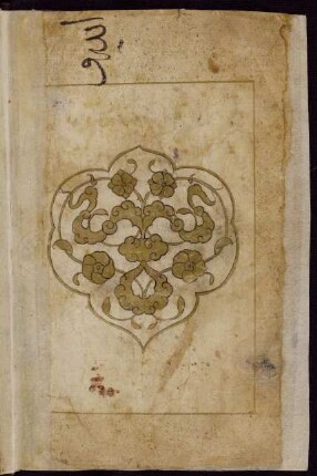 Buchschmuck: Goldenes Rankenwerk