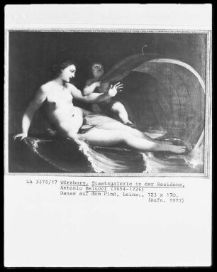 Danae auf dem Floß