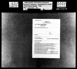 Auszüge aus den Depeschen des kursächsischen Gesandten zu Stockholm (Graf von Bose)