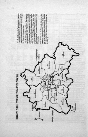 Karte: Berlin nach Verwaltungsbezirken