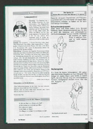 Erkenntnisse aus Schulaufsätzen