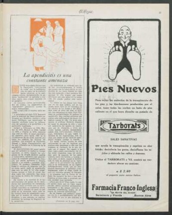 La apendicitis es una constante amenaza
