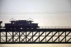 Stuttgart Zuffenhausen Lok Baureihe 194 Feuerbachviadukt