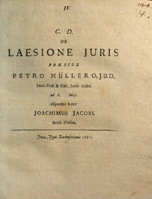 De Laesione Juris