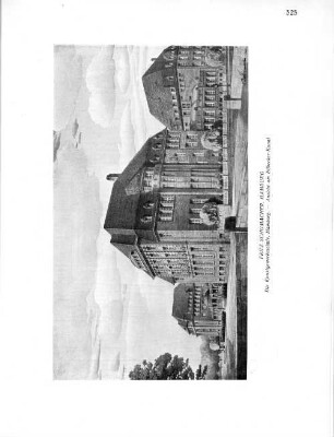 Fritz Schumacher, Hamburg. Die Kunstgewerbeschule, Hamburg - Ansicht am Eilbecker-Kanal