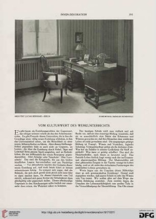 Vom Kulturwert des Werkunterrichts