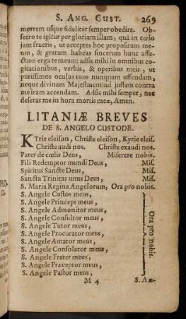 269-280, Litaniae Breves
