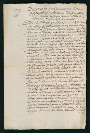 Testimonium der theol. Fakultät für Mag. Johann Georg Rentz aus Göppingen.