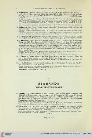 II. Einbände (Nr. 11-40)