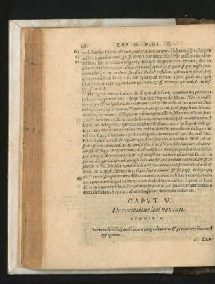 Caput V. De exceptione loci non tuti.