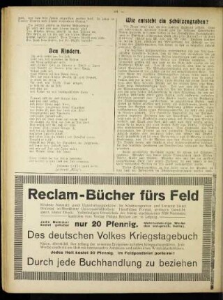 Wie entsteht ein Schützengraben?