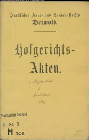 von Heyderstädt, Marschallin gegen Hofsattler Knackstedt - Schuldforderung