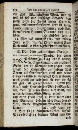 18. Von dem zukünftigen Gericht.