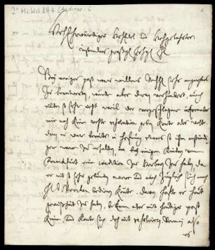 Brief von Samuel Andreae an Friedrich Lucae