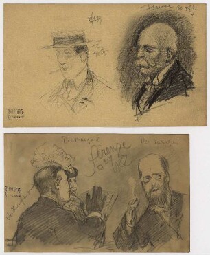 Gesichter aus Florenz, Portraits, der Hausfreund, die Marquise und der Marquis