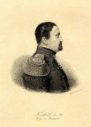 Bildnis von Friedrich VII. (1808-1863), König von Dänemark