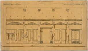 Billing, Hermann; St. Louis (Missouri, USA); Weltausstellung 1904, Raum Prof. Billing (Musikraum) - Wandabwicklung