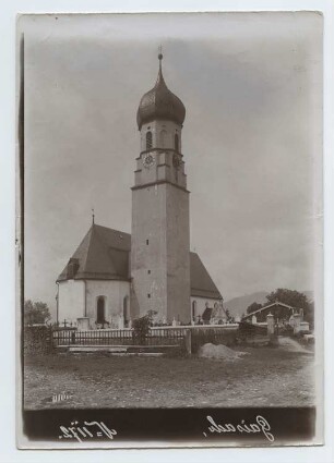 Pfarrkirche Sankt Michael, Gaißach: Außenansicht