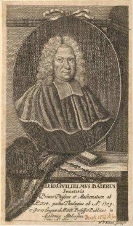 D. Jo. Guilielmus Baierus aus Jena; geb. 1675