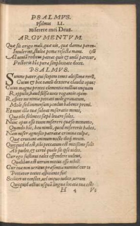 Psalmus LI. Miserere mei Deus.