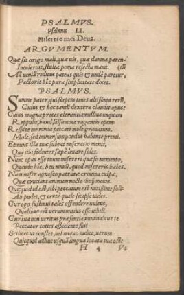 Psalmus LI. Miserere mei Deus.
