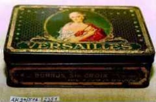 Blechdose für ? "VERSAILLES" GOLD TIPPED