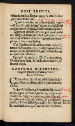 Dominica Decimatertia post trinitatis ...