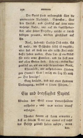 Ein und dreyßigstes Kapitel - Fünf und dreyßigstes Kapitel
