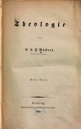 Theologie
