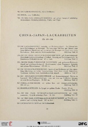 China-Japan-Lackarbeiten (Nr.355-376)