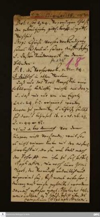 Disposition der Predigt von August Hermann Francke über Lk. 18 am 20.02.1724.