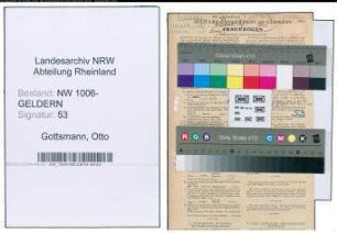 Entnazifizierung Otto Gottsmann , geb. 01.12.1902 (Zollbeamter)