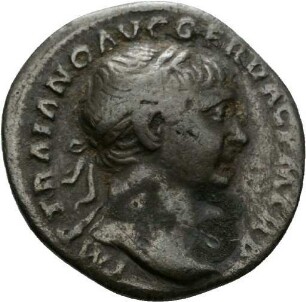 Denar des Trajan mit Darstellung der Spes