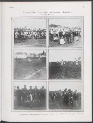 [Fotografía de] Match de foot-ball en Santa Beatriz