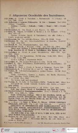 7. Allgemeine Geschichte des Sozialismus (Nr. 1158 - 1202)