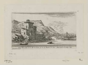 Veuë d’une partie de la ville de Lyon, et de la Riviere de Saone, aus: „Diverses veues faicts par Israel Silvestre“