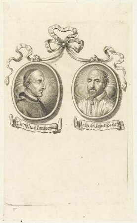 Doppelbildnis des Cornelius Ianssenius und des Iean de Saint Siran