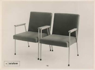 Stapelbare Stühle Modlel "116" der Eugen Schmidt GmbH