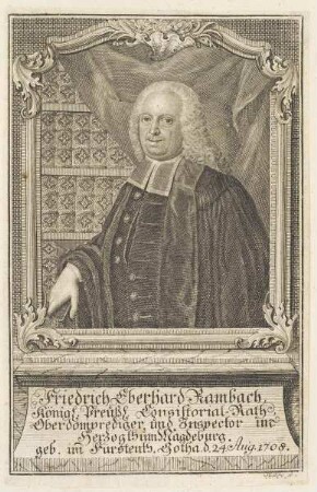 Bildnis des Friedrich Eberhard Rambach