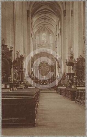 Langhaus der Dorotheenkirche Breslau nach O