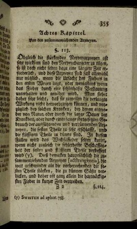 Achtes Kapittel. Von den zusammenziehenden Arzneyen.