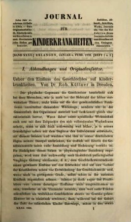 Journal für Kinderkrankheiten. 32. 1859