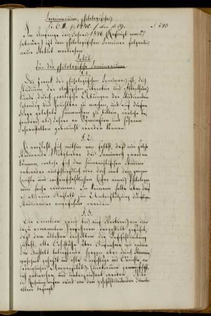 Philologisches Seminarium