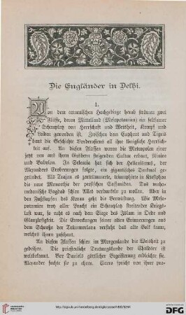 Die Engländer in Delhi