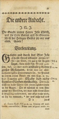 Die andere Andacht