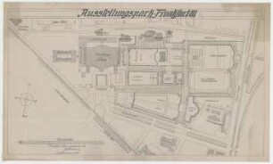 Thiersch, Friedrich von; Frankfurt / Main (Hessen); Festhalle - Lageplan