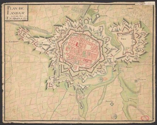 Plan de Làndaw est de ses environs